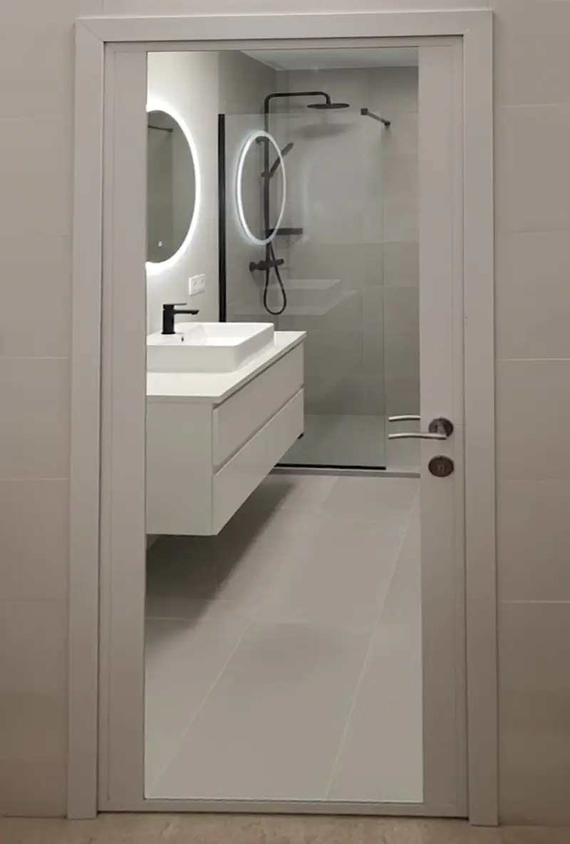 VDA100 бяла – Врата за баня